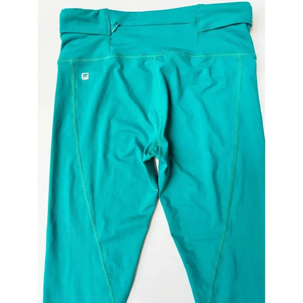 Fabletics Laurel Green Gia Powerlite Mid Rise Crop Leggings XS - Picture 8 of 11